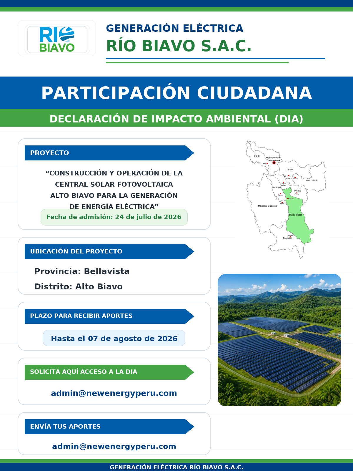 Generacion Electrica RIo Biavo
